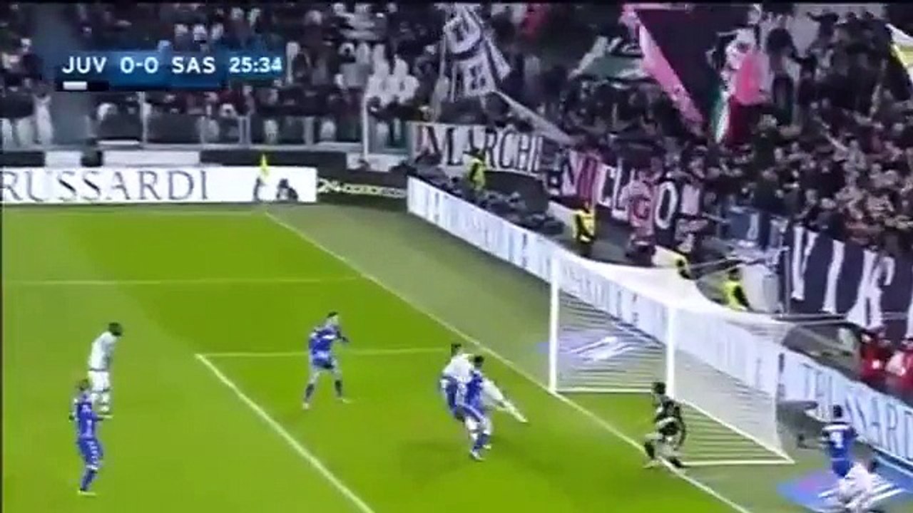 11/03/2016 أهداف وملخص مباراة  يوفنتوس 1 - 0 ساسولو [شاشة كاملة] عصام الشوالي [HD720p