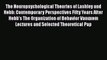[PDF] The Neuropsychological Theories of Lashley and Hebb: Contemporary Perspectives Fifty