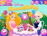 Disney Princess Tea Party - Elsa and Rapunzel Dress Up - Games for Kids - Cartoons for Children