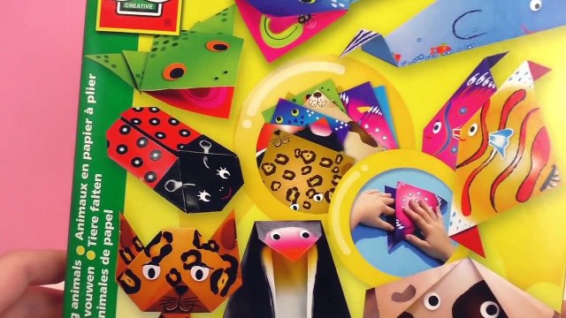 Animaux à plier Orgami | Jeu de création pour les enfants | Unboxing