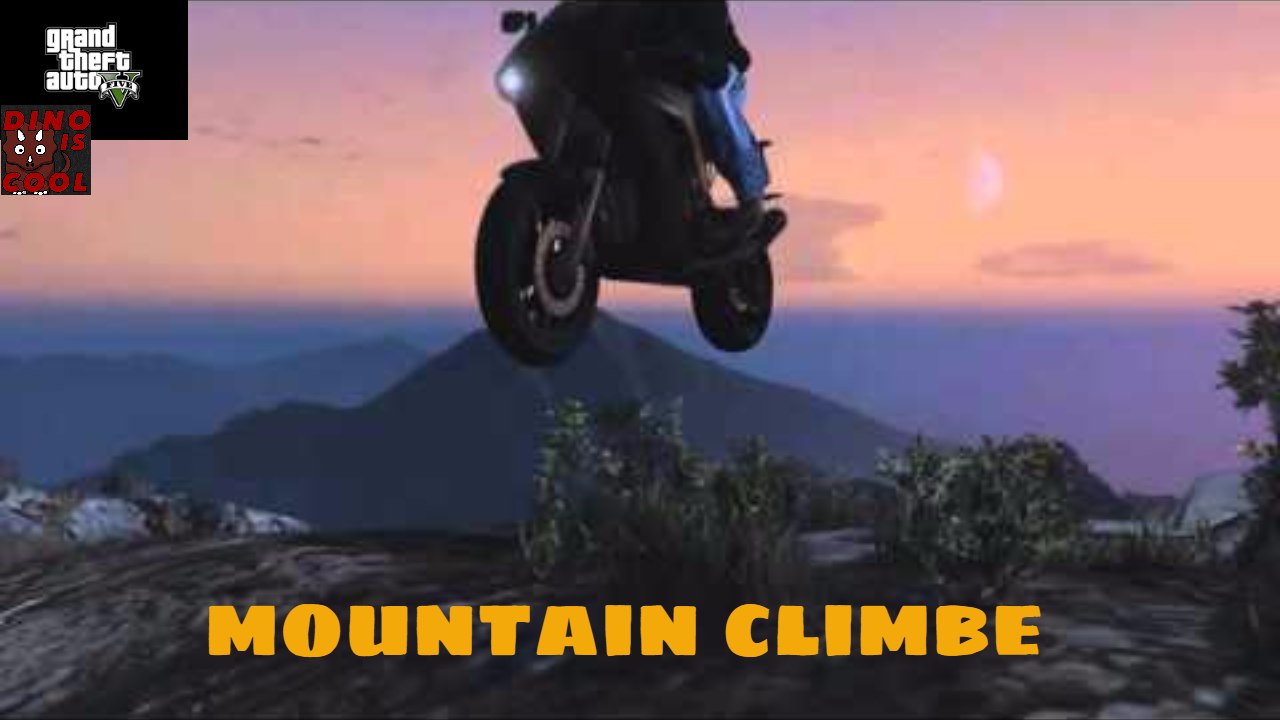 GTA V epic mountain climb