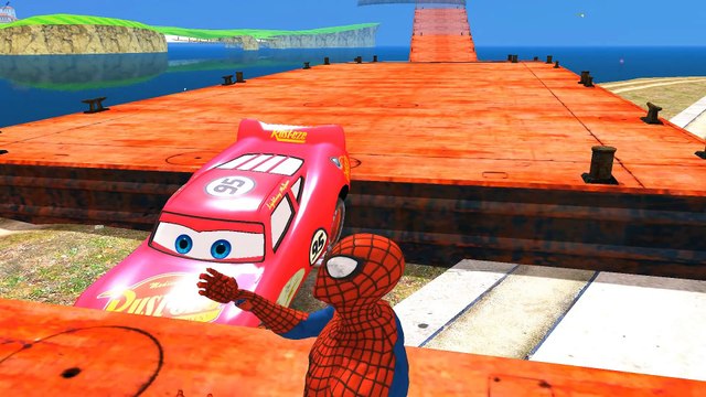 Spiderman de Marvel comics & Minions, Flash McQueen - Disney Cars 2 Dessin animé pour enfant