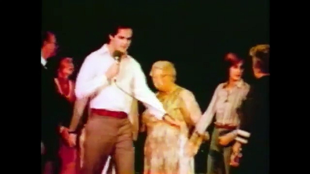 Andy Kaufman cries on stage
