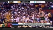 ESPN FIRST TAKE  NBA- KOBE BRYANT GETS SHOTS IN DURING LAST GAME WITH LEBRON JAMES - YouTube