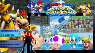 Descargar Mario y Sonic Juegos Olimpicos de Invierno en español para Android Drastic | NDS