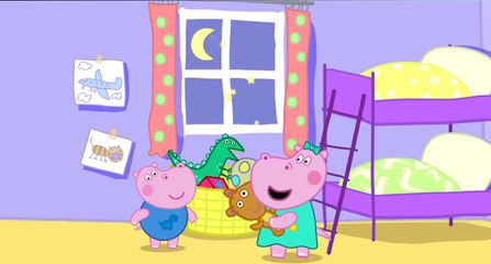 Гиппо Свинка и Братик Джорж! Город засыпает! Спокойной ночи