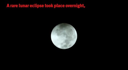 WATCH: Rare super blood moon eclipse over Israel