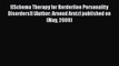 [PDF] [(Schema Therapy for Borderline Personality Disorders)] [Author: Arnoud Arntz] published