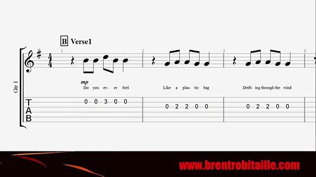 Guitar Tab and Notes - Firework - Easy Guitar - Short - Katy Perry (World Music 720p)