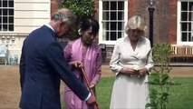 The Prince of Wales and The Duchess of Cornwall welcome Aung San Suu Kyi to Clarence House