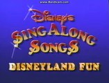 Opening To Disney's Sing-Along Songs Disneyland Fun 1990 VHS