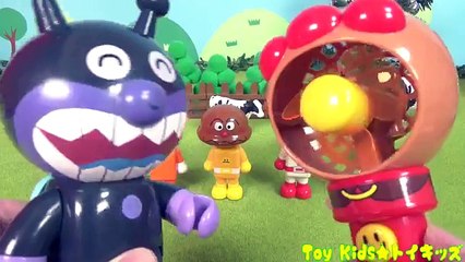 アンパンマン おもちゃアニメ 顔と体を正しく付けよう❤てさぐりBOX Toy Kids トイキッズ animation anpanman