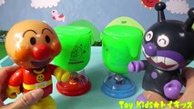 アンパンマン おもちゃアニメ 緑色のスライムで遊ぼう❤スライム Toy Kids トイキッズ animation anpanman