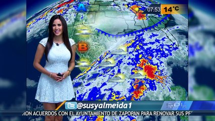 Susana Almeida Pronostico del Tiempo 3 de Marzo de 2016 2