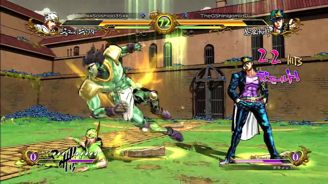 Jojos Bizarre Adventure All Star Battle Online Battle #11 Jotaro V.S Johnny ジョジョの奇妙な冒険 オールスターバトル