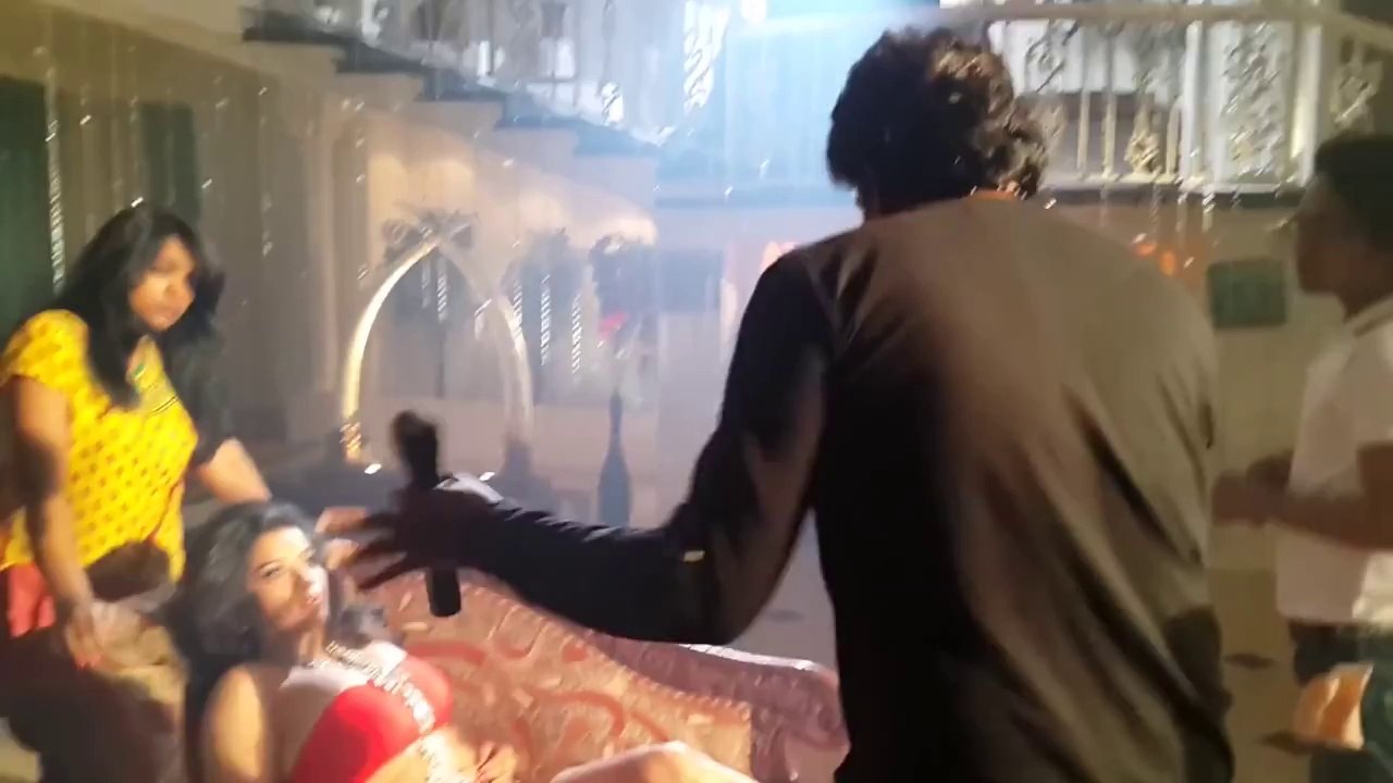 Monalisa in Hot Song Making Of Raja Babu Movie