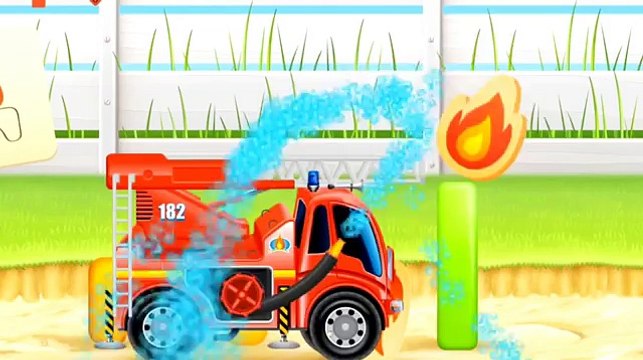 Мультики про МАШИНКИ Развивающий мультик про пожарную машину Детское приложение для iPOD И Android
