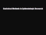 [PDF] Statistical Methods In Epidemiologic Research [PDF] Online