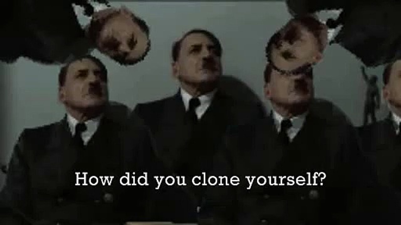 Fegelein clones Hitler (Hitler Parody)