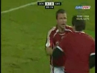 un supporteur danois attaque un arbitre !