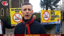 Muslims threaten BNP at anti mosque demo