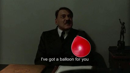 Hitler gets annoyed by Pennywise the clown (Hitler Parody)