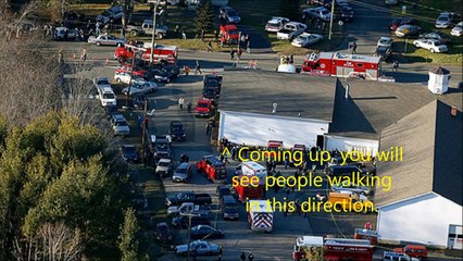 People Walking Thru Walls At Sandy Hook Firehouse Drama Corner.