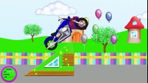Motocyclette 8! Droles de dessins animes pour les enfants!  Dessins Animés En Français