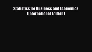 Read Statistics for Business and Economics (International Edition) Ebook Free