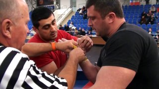 Ferit OSMANLI vs Andrey PUSHKAR (FINAL, Right hand, LOTOSHINO 2014)
