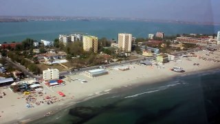 Cum arată staţiunea Mamaia din elicopter, la sfârşit de sezon estival