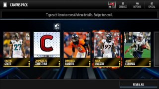 CAMPUS HERO PACKS!!! DONT OPEN THESE!!! Madden Mobile 16 Content