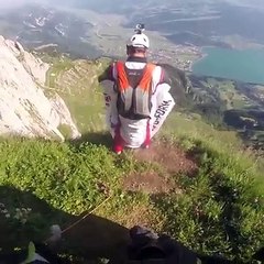 High Jump From Mountain