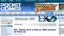 FIFA 16: No FIFA 16 For PS Vita Or Nintendo 3DS