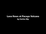 Flowing Lava from Pacaya Volcano