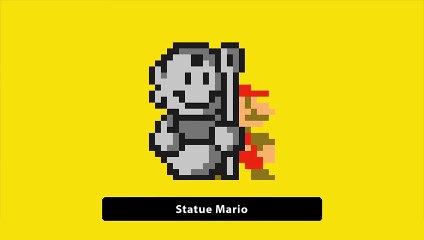 Super Mario Maker Official Statue Mario Trailer
