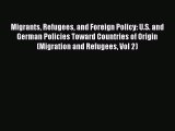 Download Migrants Refugees and Foreign Policy: U.S. and German Policies Toward Countries of