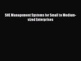 Read SHE Management Systems for Small to Medium-sized Enterprises Ebook Free