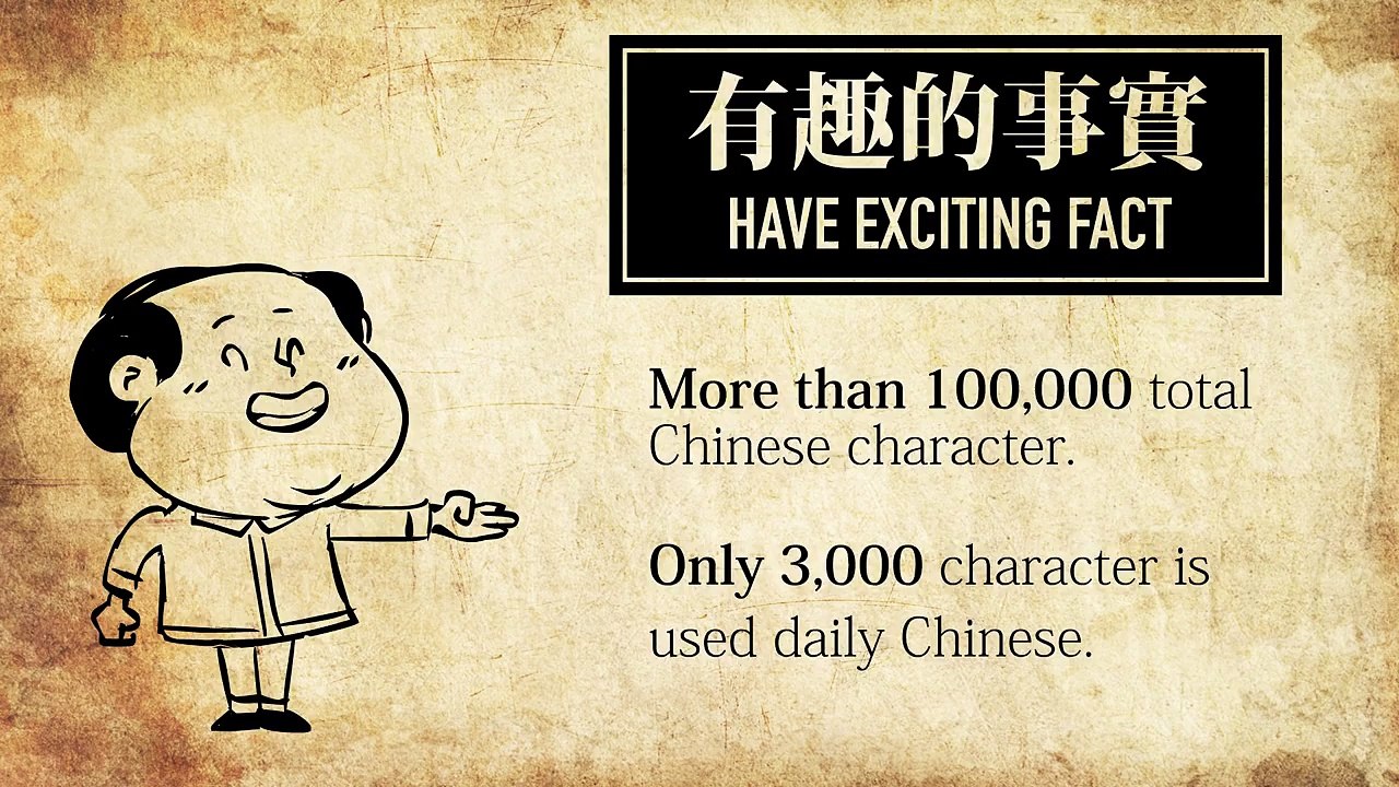 After many year the CLAP videos have made comeback to you. Lesson 3 will teach that some Chinese character is call "Pictogram", meaning it is word from pictures drawing.