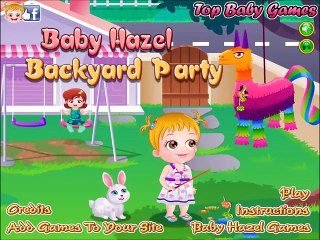 Baby Hazel in Backyard Party Game