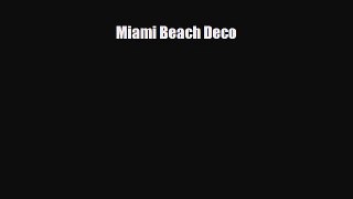 Download Miami Beach Deco Ebook
