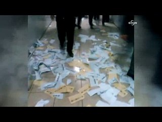 Oy pusulalarının tahrip edilmesi kameraya yansıdı