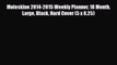 Read ‪Moleskine 2014-2015 Weekly Planner 18 Month Large Black Hard Cover (5 x 8.25) Ebook Free