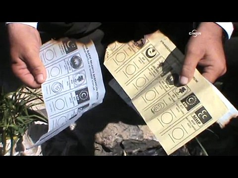 Viranşehir'de kullanılan oylar çöpte yakılmış