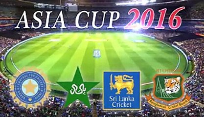 India vs Pakistan Asia Cup 2016 Thrilling Moments - Video Dailymotion