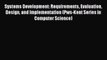 [PDF] Systems Development: Requirements Evaluation Design and Implementation (Pws-Kent Series