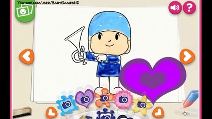 Pocoyo Nick Jr Colour Funny Children Game in English