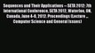 Read Sequences and Their Applications -- SETA 2012: 7th International Conference SETA 2012