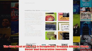 Download PDF  The Very Best of Yes Its a Scrapbook Creative Albums Photo Decor and Decorative FULL FREE