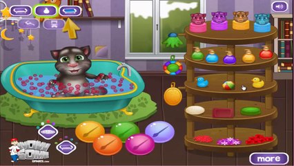 Baby Talking Tom Bathing - Children Games To Play - totalkidsonline